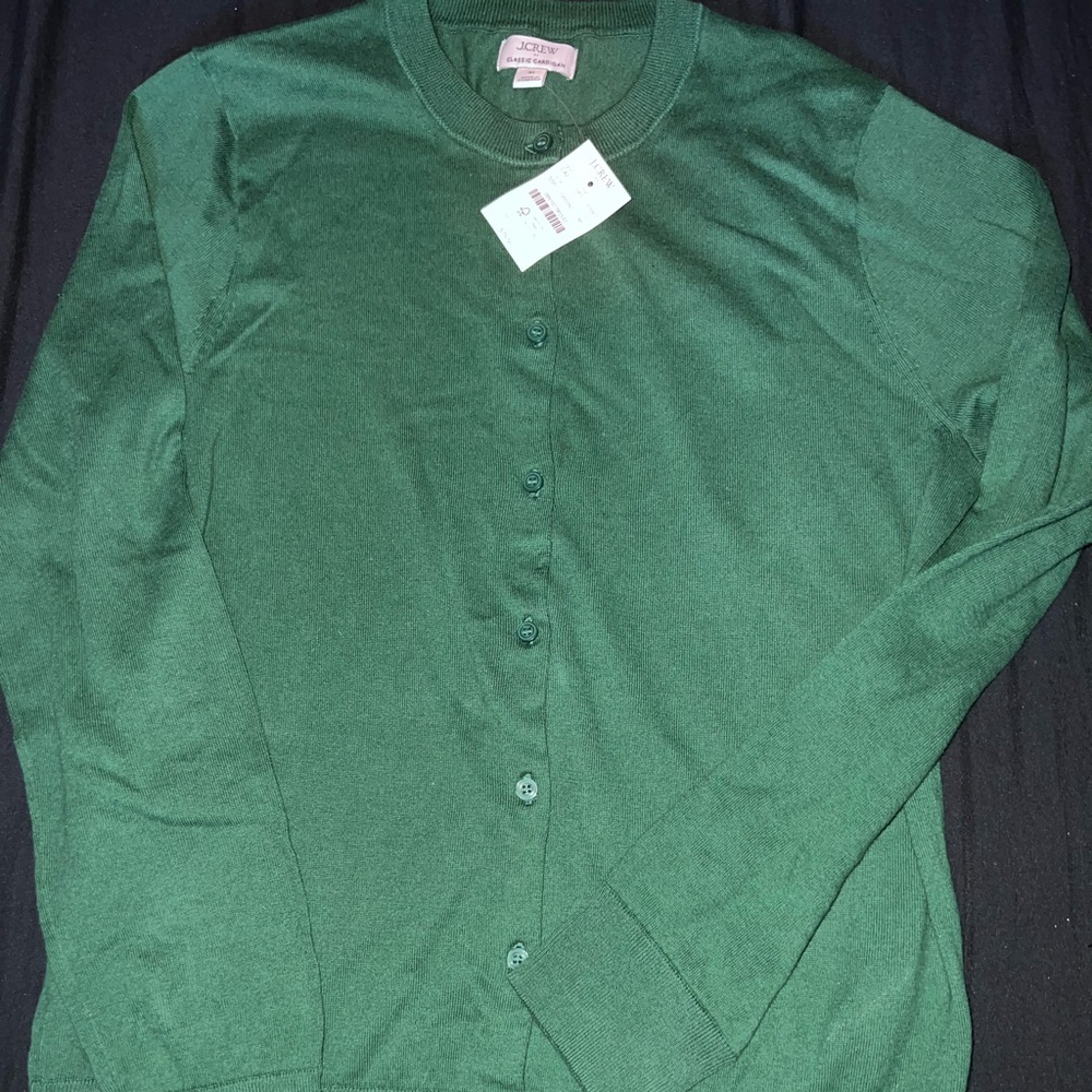 J. Crew Forest Green Women's Cardigan